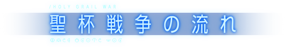 聖杯戦争の流れ